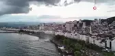 Ordu'da deniz üzerinde dev hortum görüntülendi