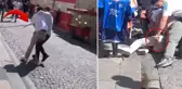 Mısır Çarşısı'nda kavga! Silah çeken kişiyi durdurmak için bıçakladı