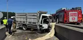 Kuzey Marmara Otoyolu'nda Kamyonet Kazası: 3 Yaralı