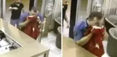 Polis memurunun bayrak hassasiyeti büyük takdir topladı