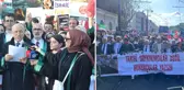İstanbul 2 Nolu Barosu'ndan Gazze'deki katliama tepki! Açtıkları pankart yürüyüşe damga vurdu