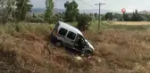 Kontrolden çıkan hafif ticari araç şarampole uçtu: 3 yaralı