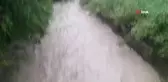 Erzurum'da yoğun yağış heyelan ve seli beraberinde getirdi