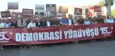 İzmir'de 15 Temmuz Demokrasi Yürüyüşü düzenlendi
