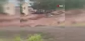 Saray'da sel: Ekili alanlar zarar gördü