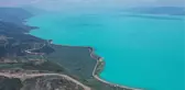 Marmara'nın en büyük gölü turkuaza döndü