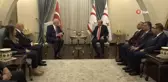 KKTC Cumhurbaşkanı Tatar, İYİ Parti Genel Başkanı Dervişoğlu'nu kabul etti