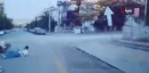 Ankara'da Otomobil ile Motosiklet Çarpıştı