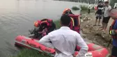 Edirne'de Meriç Nehri'nde kaybolan iki genci arama çalışmaları sürüyor