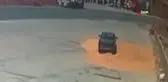 Batman'da dalgın sürücü buğday yığını üzerine çıktı