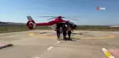 Diyarbakır'da Kalça Kemiği Kırılan Hasta Ambulans Helikopter ile Hastaneye Sevk Edildi
