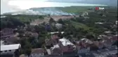 İznik Gölü kıyısındaki sazlıklarda yangın