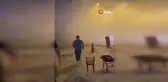 Malatya'da rezerv alanında bulunan bina saniyeler içinde yerle bir oldu