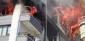 8 yaşındaki çocuk alevlerin içinde mahsur kaldı! Üzerine su döküp ıslak bezle korundu
