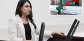 DEM Partili Oduncu'dan skandal hareket! Batman Valiliği'nin duvarına Kürtçe yazılar yazdı
