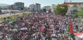 Bingöl'de binlerce kişi hamas lideri Haniye için yürüdü