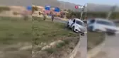 Polisin dur ihtarına uymayıp kaçan 3 kişiden biri kaza yapınca yakalandı