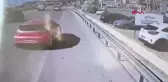 Otomobiline çarptığını iddia ettiği otobüsün şoförünü darp edip kaçtı