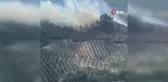 Kırkağaç'taki orman yangınına müdahale devam ediyor
