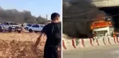 Azez'de bomba yüklü araç patladı: 9 ölü, 14 yaralı