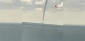 Sinop'ta denizde meydana gelen hortum korku yarattı