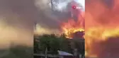 Safranbolu'da orman yangını evlere sıçradı