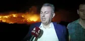 Urla'da çıkan orman yangınında 440 haneli site tahliye edildi