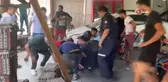 Kontrolden çıkan otomobil fırına daldı: 1'i ağır 2 yaralı