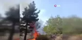 Mut'ta orman yangını büyümeden söndürüldü