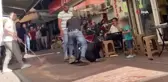 Sokak ortasında karısına dehşeti yaşattı: Öldüresiye dövdüğü anlar kamerada
