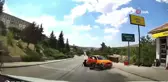 Ankara'da motosikletin taksiye çarpma anı kamerada