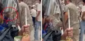 Metroda akıl almaz olay! Koca adam, herkesin içinde Suriyeli çocuğu dövdü