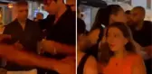Özcan Deniz koruma ordusuyla gezmeye başladı! Kadına yaptıkları muamele tepki çekti
