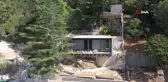 Vaniköy'de kaçak yapılar yıkım böyle görüntülendi