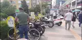 Yayaların kullanacağı alanları işgal eden motosiklet sürücüleri cezadan kaçamadı