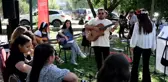 Tatvan Gençlik Merkezi'nden Gitar Kursu Öğrencilerinin Sahilde Konseri