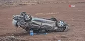 Gaziantep'te çarpışan 2 otomobilden biri takla attı: 4 yaralı