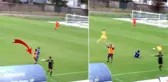 Videoyu izlemeniz lazım! Rakibin kontra atağını tekmeyle durdurdu