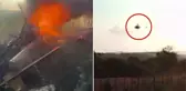Brezilya'da test uçuşu sırasında düşüp alev topuna dönen helikopterin 2 pilotu yanarak can verdi