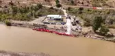 Rafting yapan gaziler Karasu Nehri'nde 50 metre uzunluğunda Türk bayrağı açtı