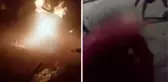 Sokak ortasında adamı diri diri yaktılar! Vahşetin arkasında iğrenç bir neden var