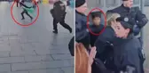 İsrail destekçisi ülkede utanç manzarası! Filistin bayrağı taşıyan çocuğu böyle gözaltına alındılar