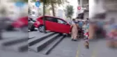 Sultangazi'de Fren Yerine Gaza Basan Sürücü Faciadan Döndü