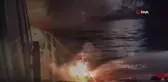 Şile Açıklarında Gemi Yangını Çıktı
