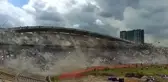 Malezya'nın tarihi Shah Alam stadyumu saniyeler içinde yerle bir edildi