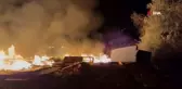 Edremit'te Zeytinlik Alanda Yangın Çıktı
