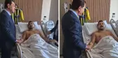 Mustafa Sarıgül, silahlı saldırıya uğrayan Serhat Akın'ı hastanede ziyaret etti