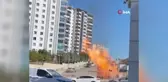 Ankara'da Doğalgaz Patlaması Tofaş Aracını Yaktı