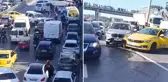 Pikabı bile bile üzerlerine sürüp çok sayıda araca çarparak kaçtı! Yaralılar var