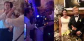 Çiçeği burnunda damatlar Özgür Çevik ve Tolga Sarıtaş'ın şarkı performansı
